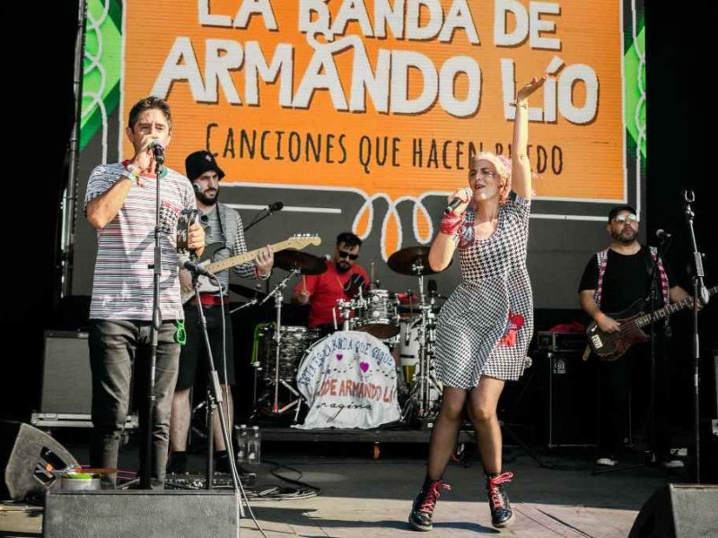 Armando Lío sonó para los más peques en Lolapalooza