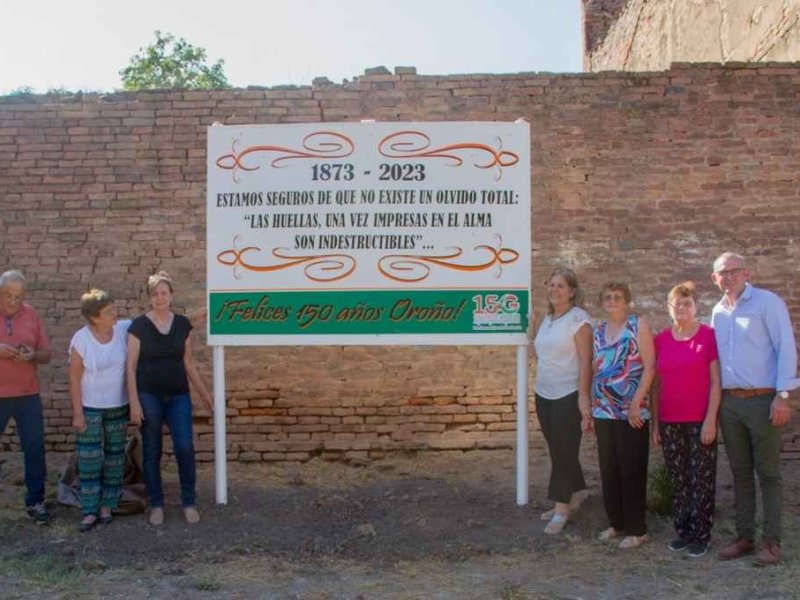 La localidad de Oroño existió desde hace 150 años y desapareció hace 66