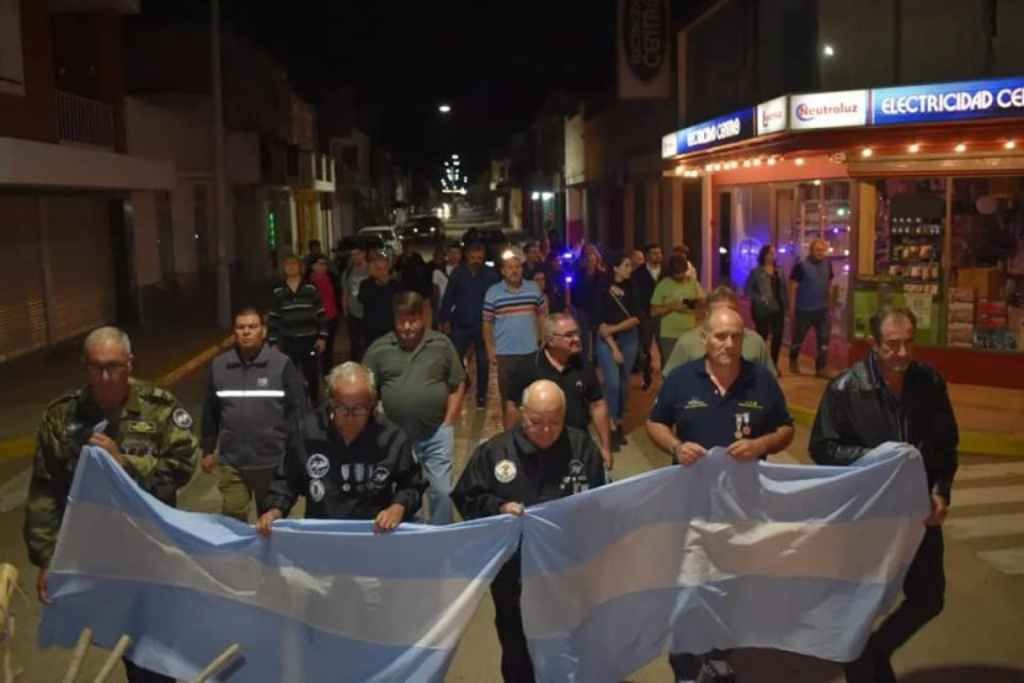 Los Veteranos de Malvinas de Coronda, con una emocionante visita