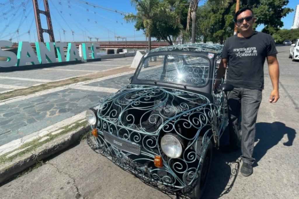 Venden un Fiat 600 viral y quieren que la ciudadanía de Coronda lo compre