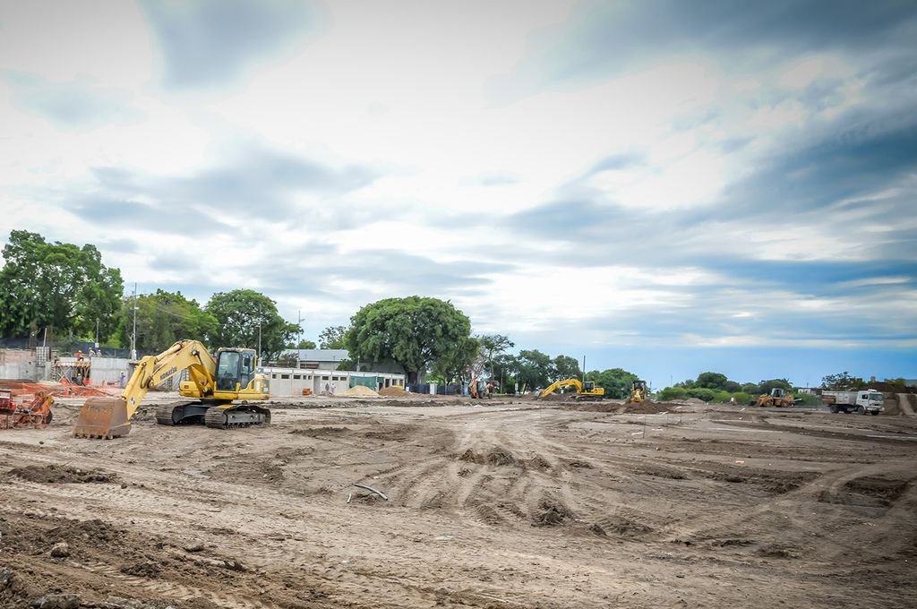 Las obras en el Parque Berduc tienen un 40% de avance