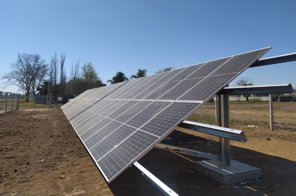 Se puso en funcionamiento una planta fotovoltaica en Cañada de Gómez