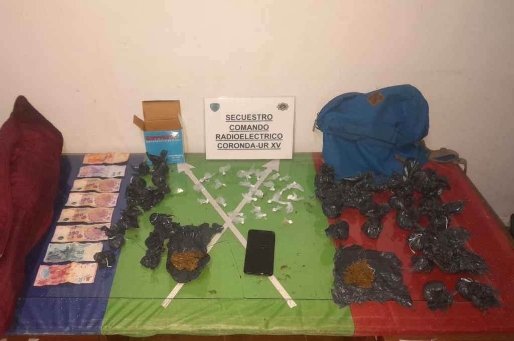 La policía sorprendió a un nene de 13 años con 60 envoltorios de droga