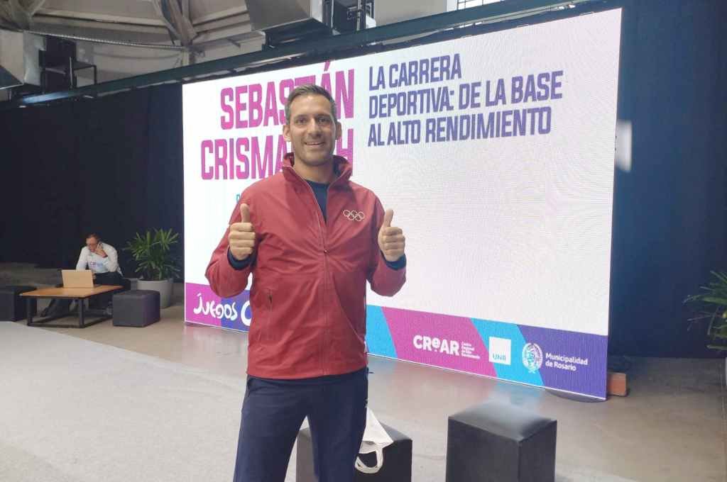 Sebastián Crismanich, campeón olímpico en 2012, aportó su experiencia en los Juegos CReAR