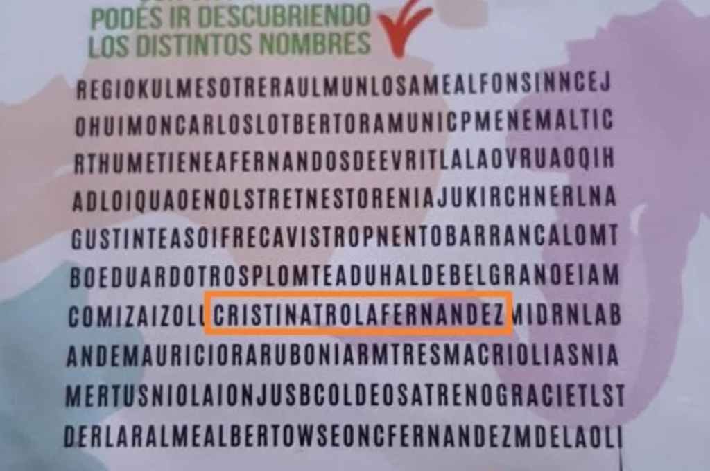 Extraño «error» contra Cristina Kirchner en un material pedagógico del Concejo Municipal de Rosario