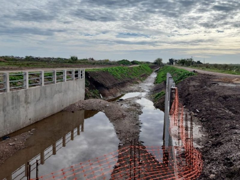 La obra de la cuenca Ezpeleta de Victoria tiene un avance del 95%