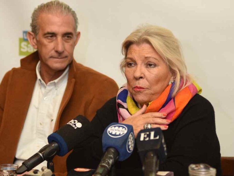 Elisa Carrió quedó internada por una descompensación en Esperanza