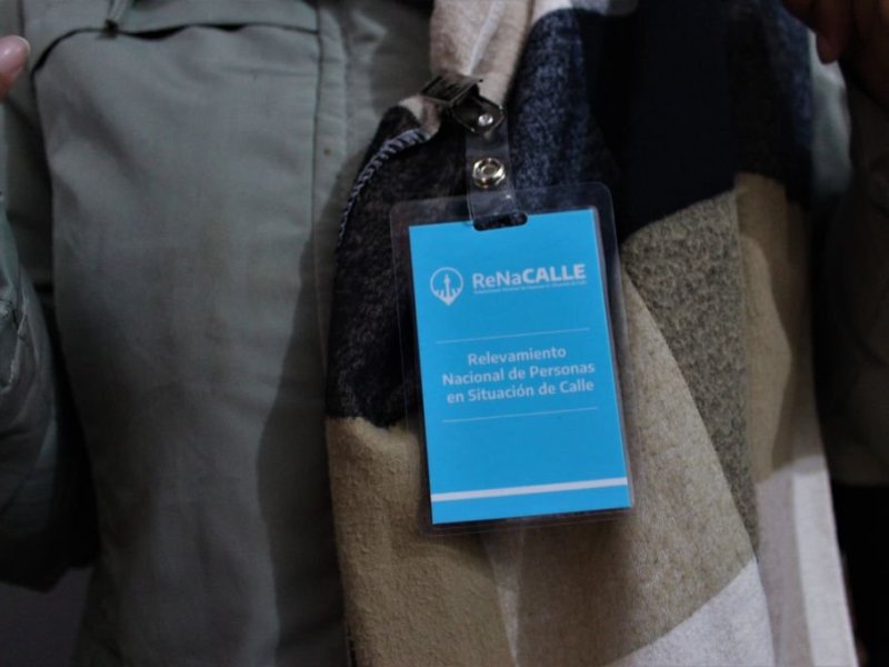 Se realiza el Registro Nacional de Personas en Situación de Calle