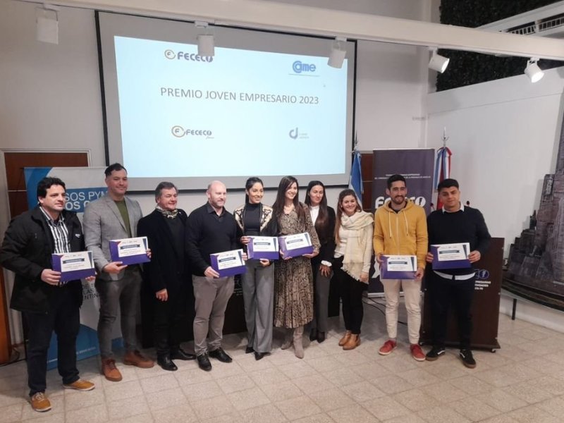 Jóvenes empresarios santafesinos tuvieron su reconocimiento