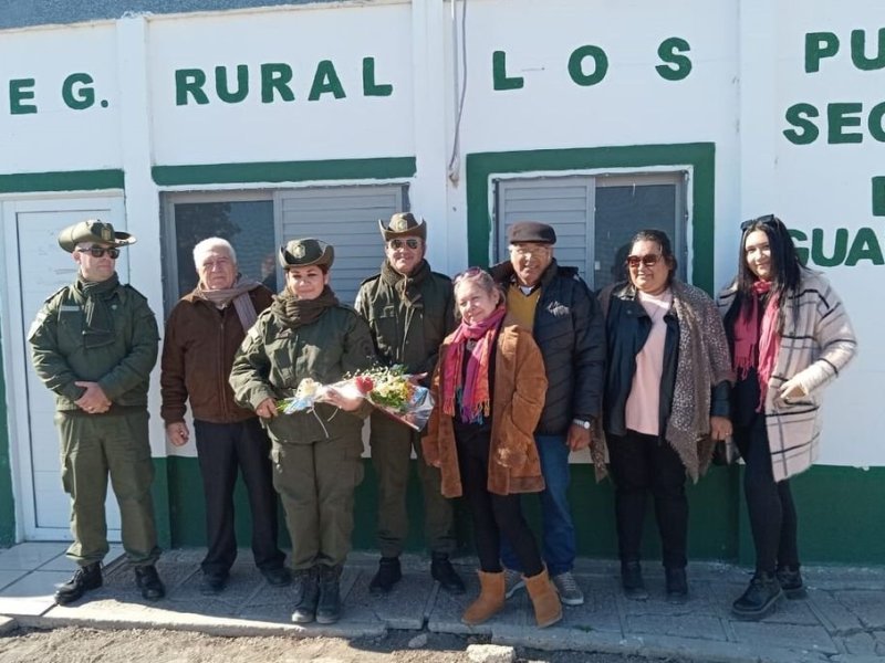 Una mujer a cargo de la Sección Nº 32 de «Los Pumas»