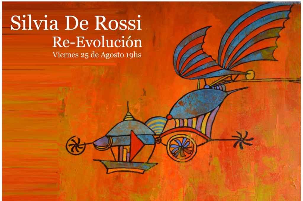 Silvia De Rossi expone sus pinturas en La Tertulia