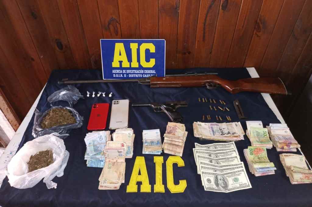Carcarañá: detuvieron a dos personas en allanamientos