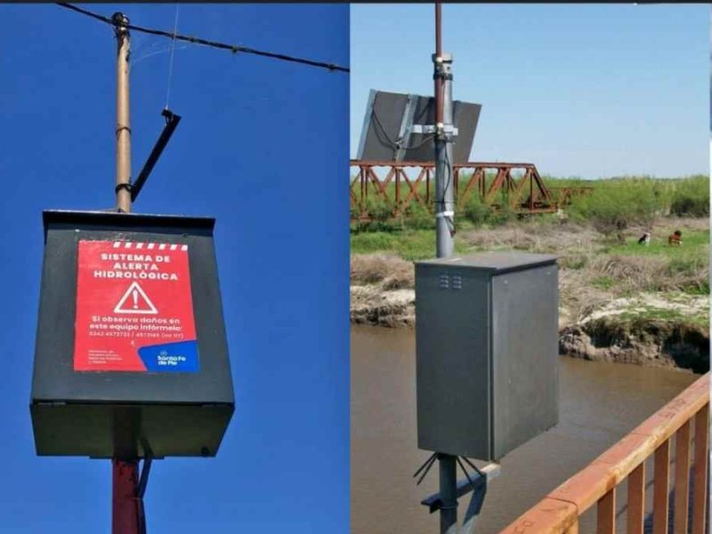 La Provincia de Santa Fe adjudicó las obras en estaciones de la red de alerta hidrológico