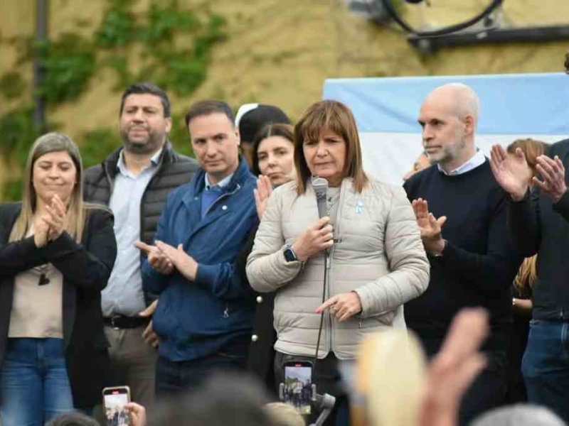 Patricia Bullrich cerró su campaña en Venado Tuerto