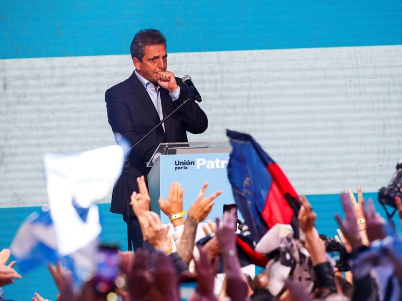 Sergio Massa fue el más votado: habrá balotaje con Javier Milei