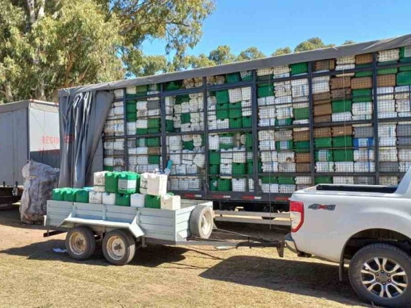 Llega la primera jornada de recepción de envases vacíos en Santa Fe