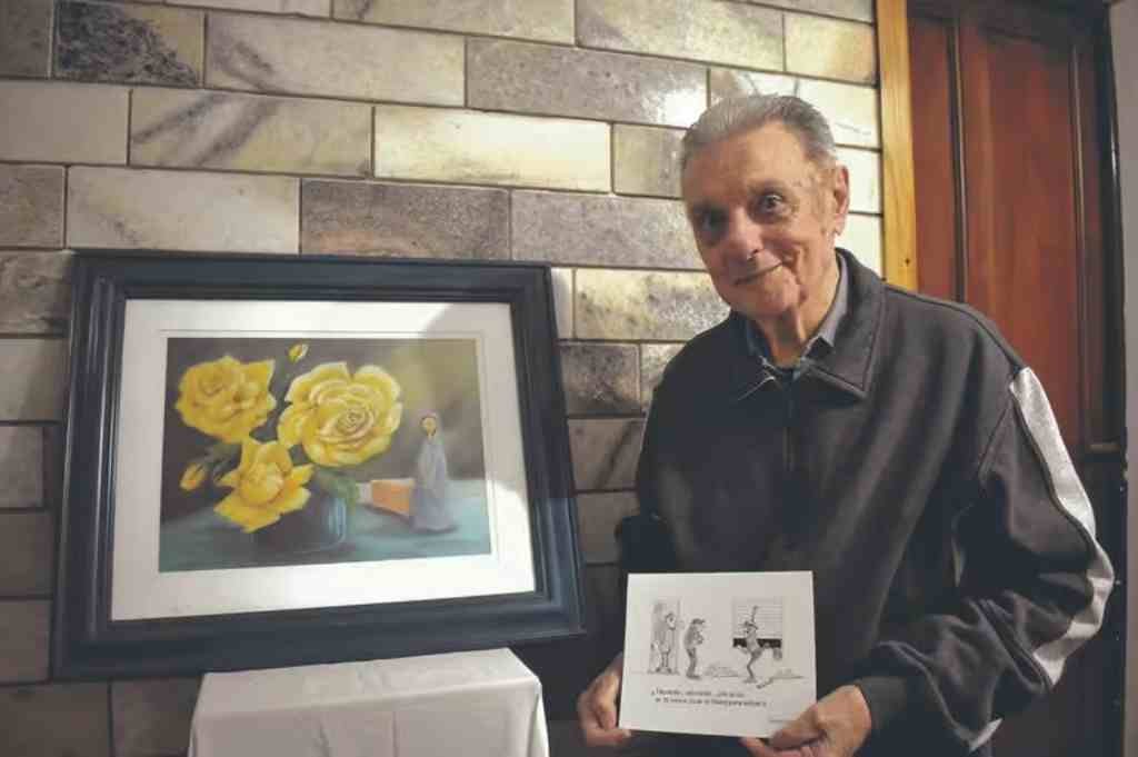 Un santafesino sorprende con su arte a los 92 años