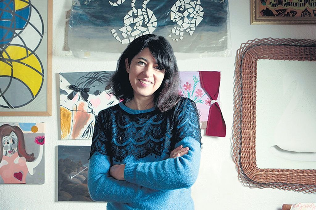 Cuando la palabra y la pintura se hacen carne en Fernanda Laguna