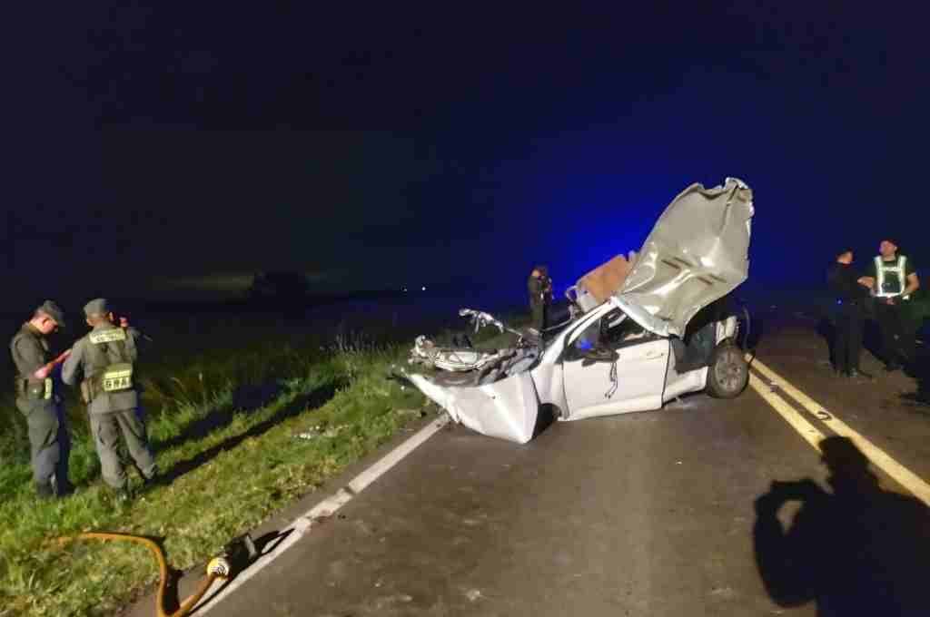 Ruta 11: choque fatal cerca de Villa Ocampo