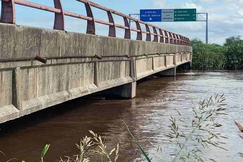 Preocupación en Coronda por la crecida del arroyo Colastiné