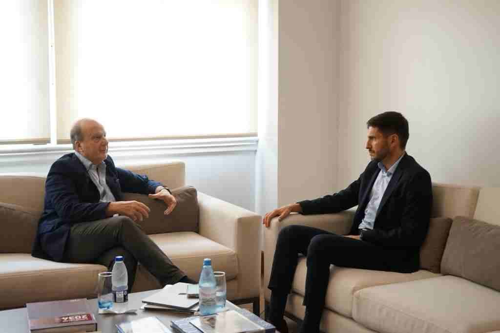 Reunión de Pullaro con funcionarios del gobierno nacional