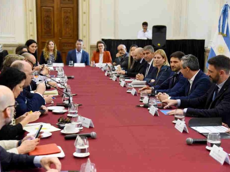Pullaro se reunió con parlamentarios de la Unión Europea