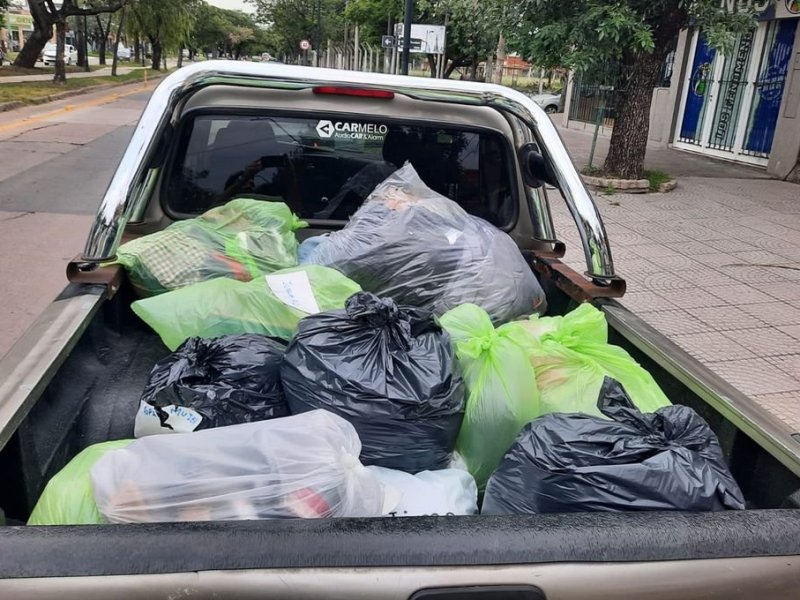Primer envío solidario al norte