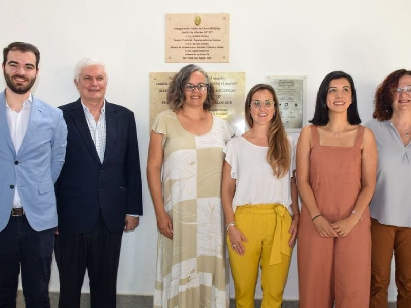Un jardín santafesino inauguró obras de rehabilitación energética