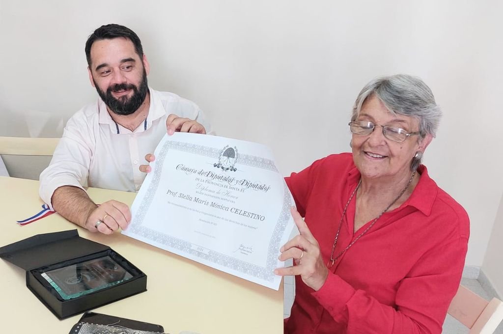 La Cámara de Diputados distinguió a la verense Stella Celestino
