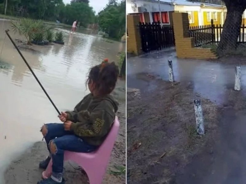 Bajo agua: desesperante situación en norte de Santa Fe