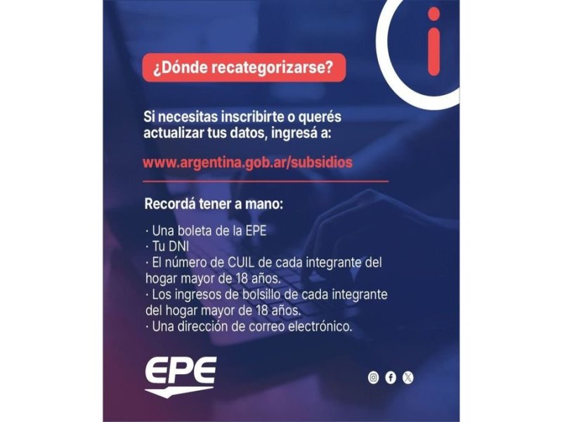 EPE: está vigente el Plan de recategorización