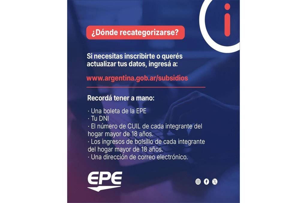 EPE: está vigente el Plan de recategorización