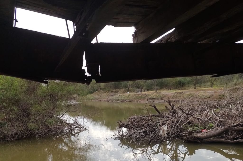 Preocupa el estado del puente bailey sobre la Ruta 69-S en La Pelada
