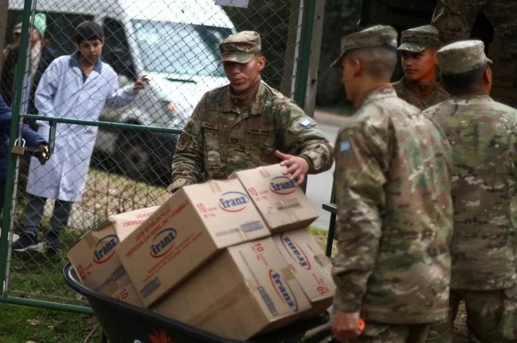 10 mil kilos de leche en polvo para Rosario