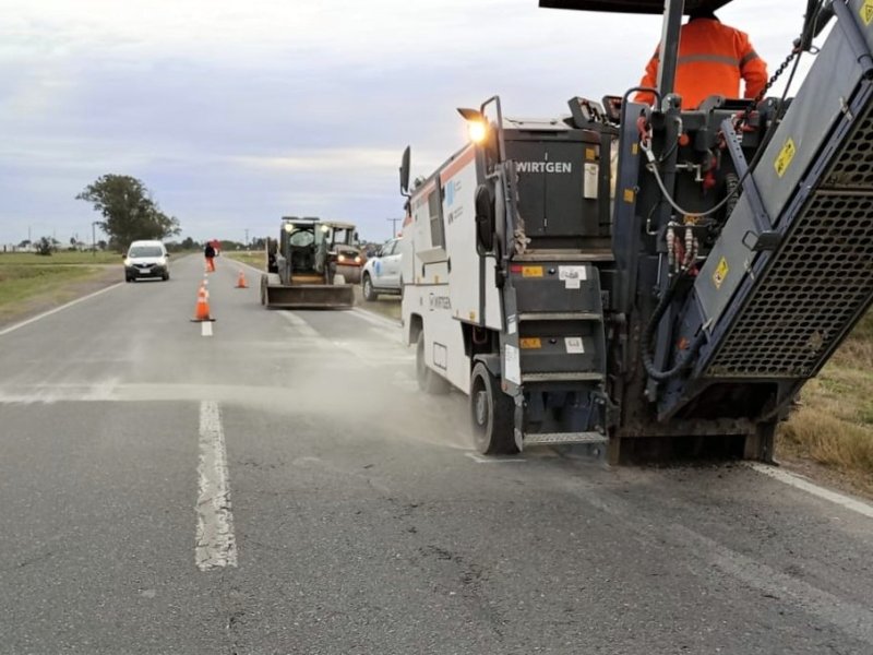 Qué tramo de la ruta nacional 11 reparan por estos días