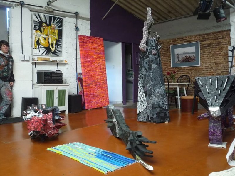 «Trama» del artista rosarino Lázaro Diacovich