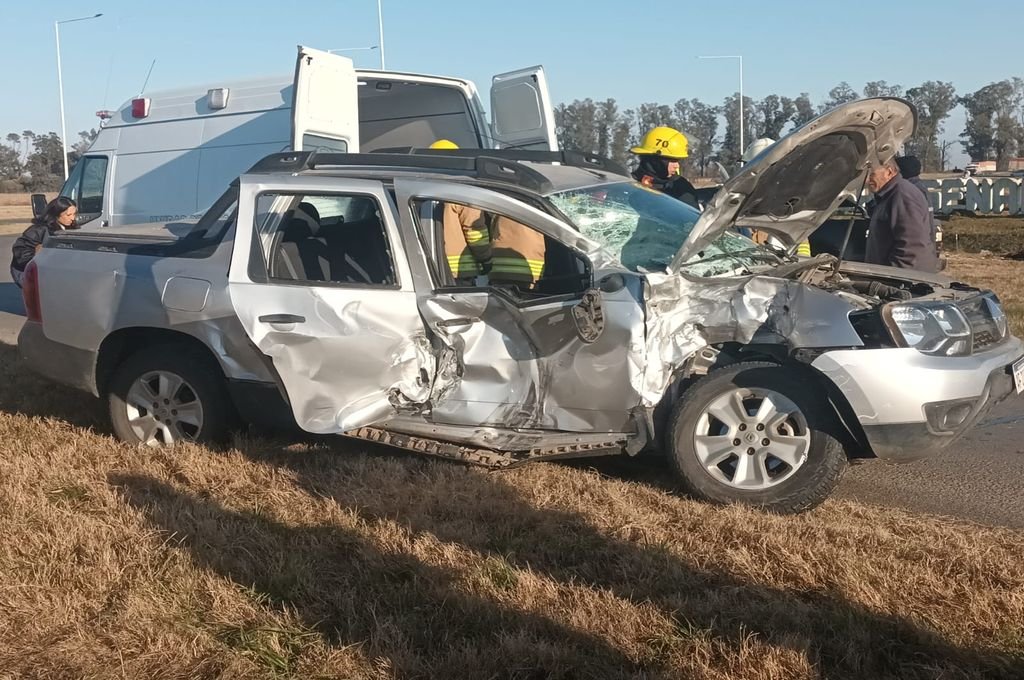 Nuevo siniestro vial en el peligroso cruce de las Rutas 34 y 65, en San Genaro