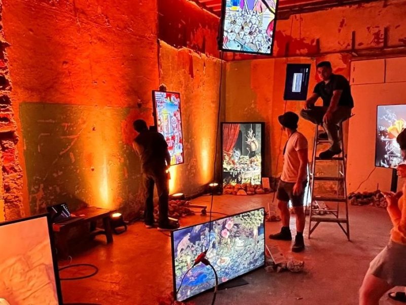 Milton Sanz copará la Casa Fracassi con una muestra inmersiva de universos inventados