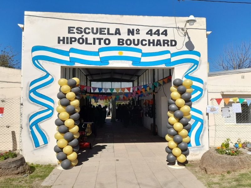 La Escuela N° 444 Hipólito Bouchard celebra su centenario en Colonia Francesa