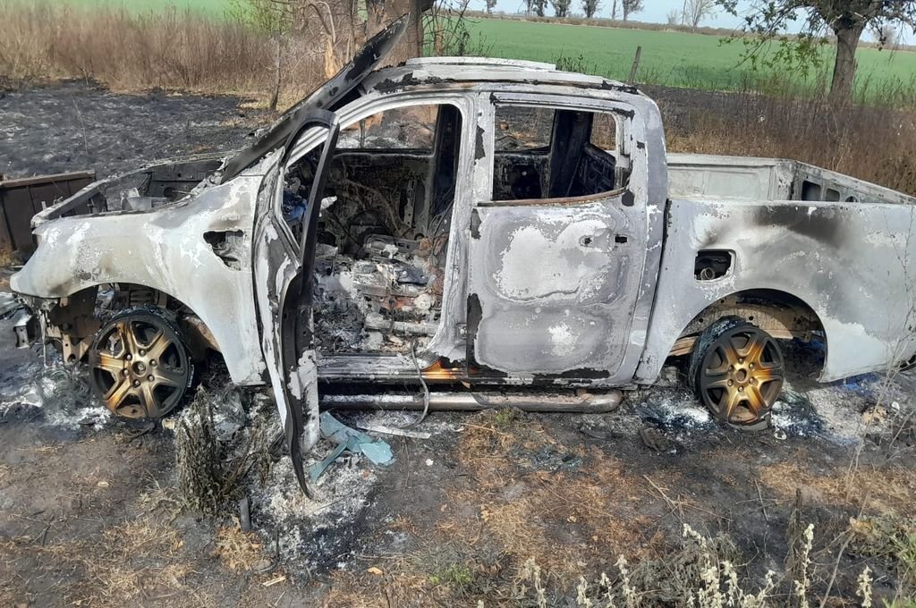 Una camioneta fue incendiada en Maciel y la habían robado en Totoras