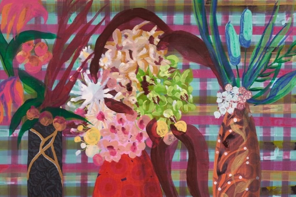 La intimidad de las flores. Muestra plástica de Carolina Antoniadis