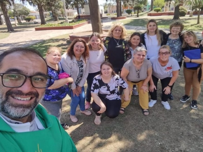 La comunidad católica de López honró a su patrono y protector San Fermín