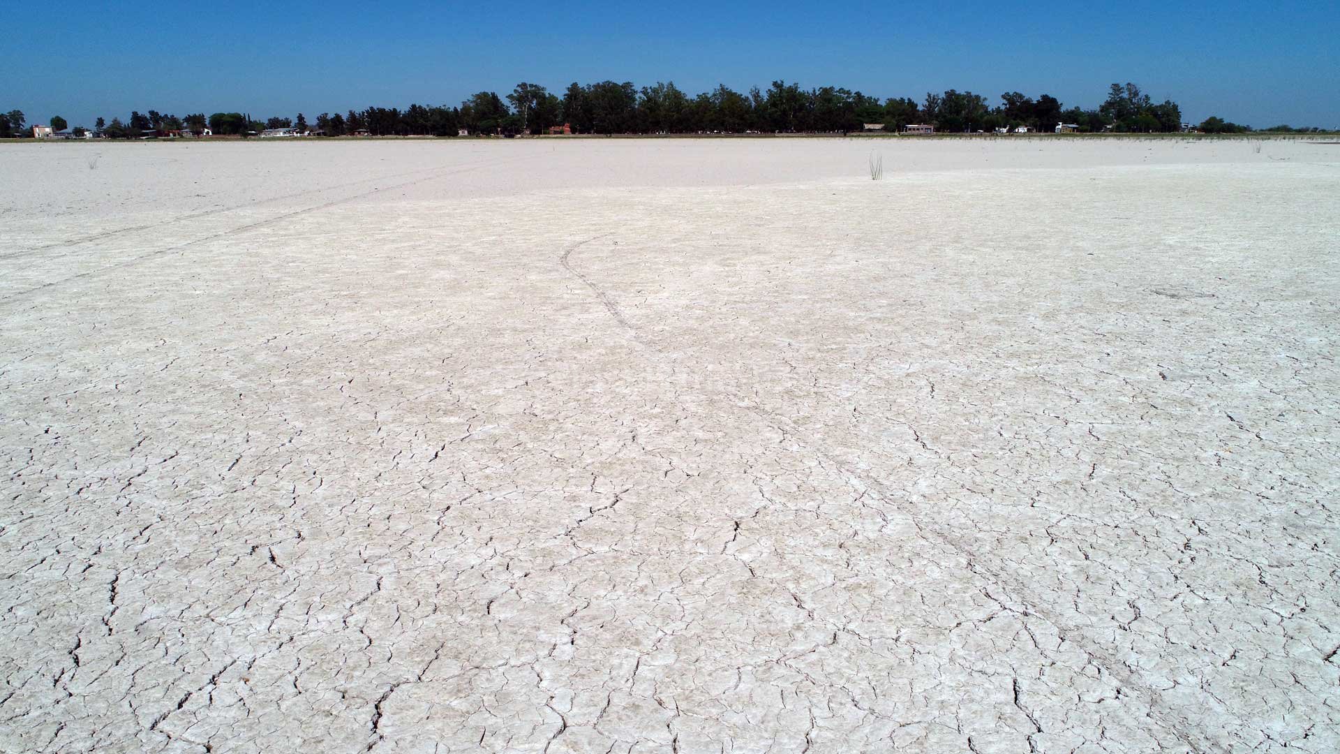 Se secó la laguna de Paiva