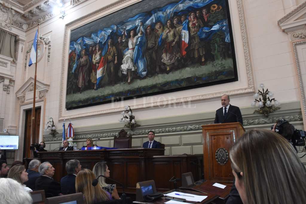 Sesión legislativa : Las fotos en el recinto