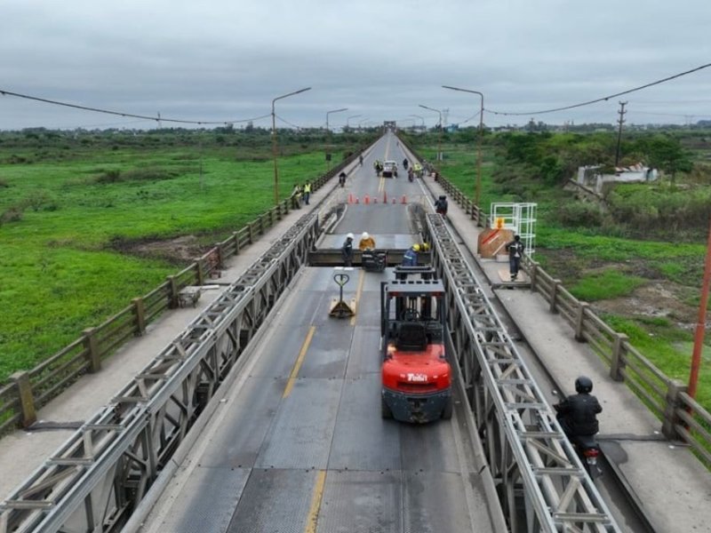 En un mes, se restauraría el tránsito en el Puente Carretero