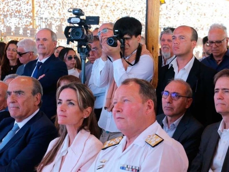 Francos participó en la inauguración de un puerto en Santa Fe