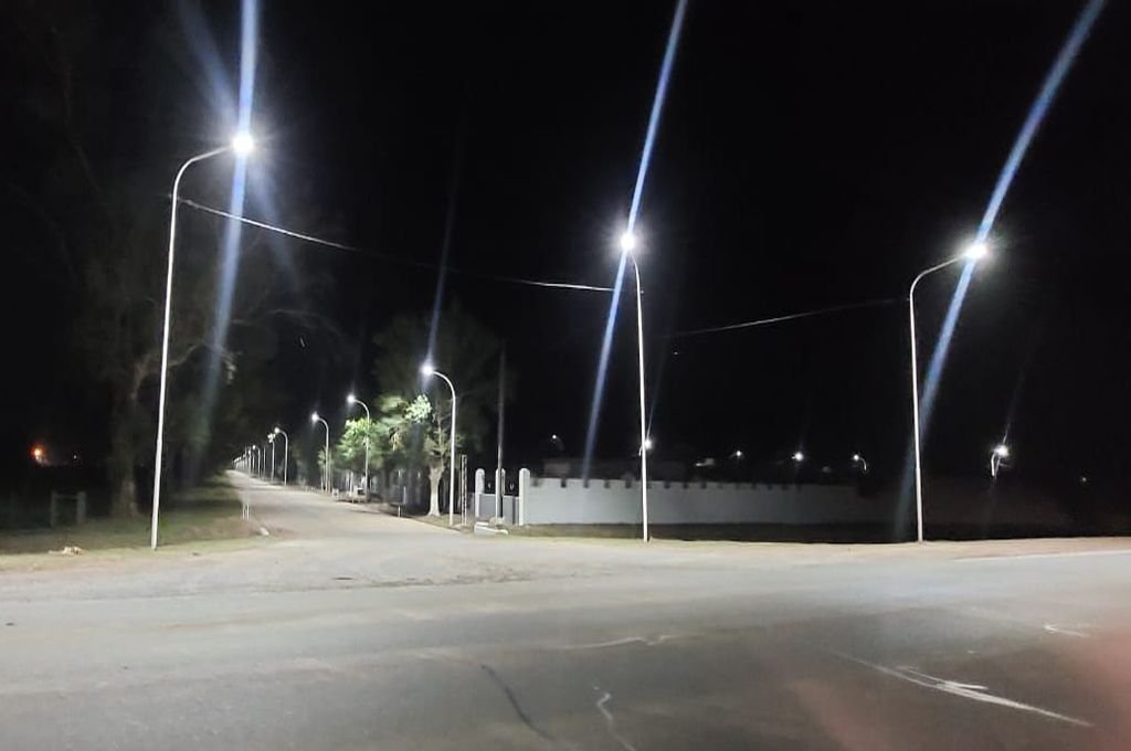 El Trébol superó las 200 cuadras iluminadas en un año