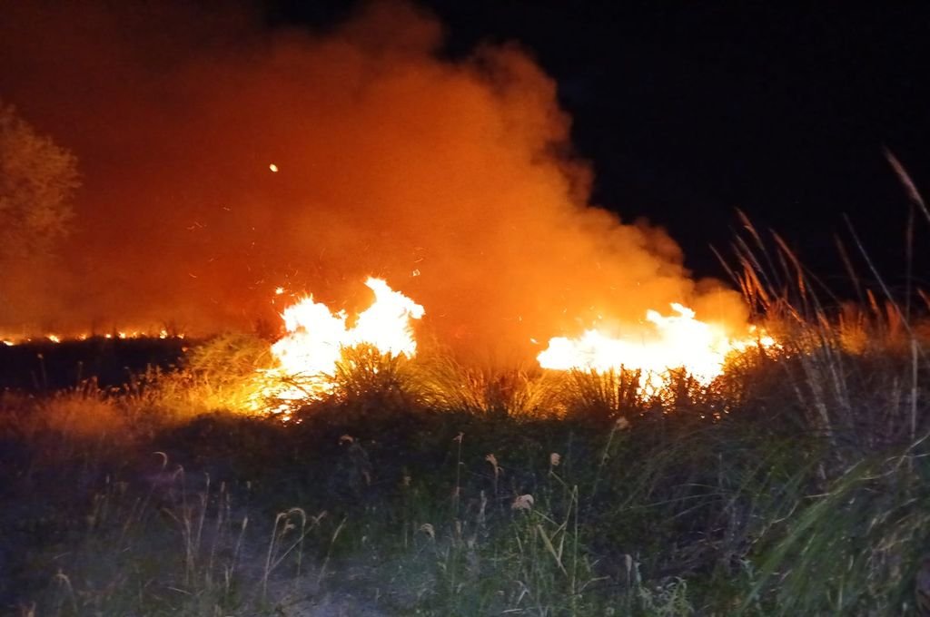 Desvío Arijón: incendio de campo, robo de cables y apagón masivo