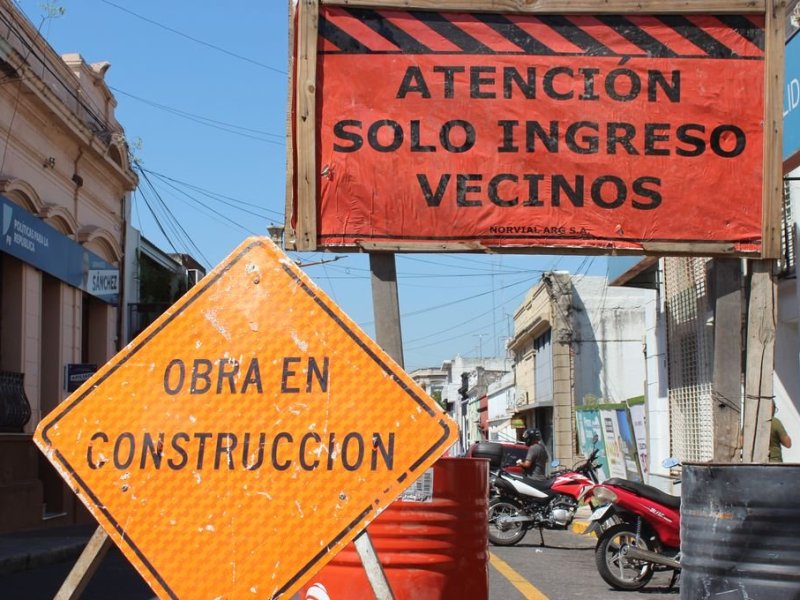 Obras en la zona centro generan cambios en la movilidad urbana