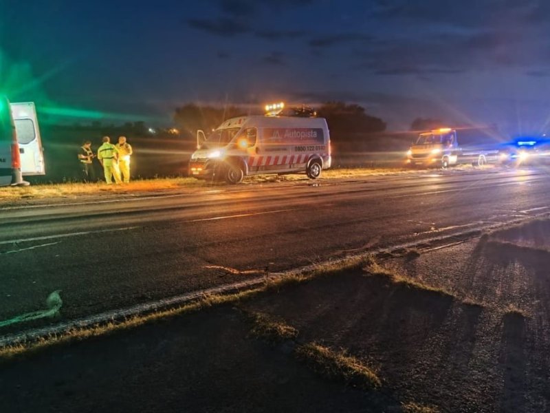 Un auto volcó a la altura de Desvío Arijón y dejó una mujer herida